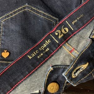 Kate Spade Broome Street Play Hooky Dark Rinse Skinny Jeans